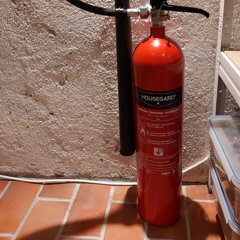CO₂ fire extinguisher